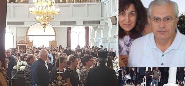 ΤΩΡΑ Σπαράζουν καρδιές: Κοσμοσυρροή στην κηδεία του άτυχου ζευγαριού στο Στρόβολο (φωτος)
